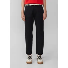 s.Oliver Chino mit geflochtenem Gürtel und Garment Dye Schwarz 34