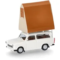 HERPA 024167-002 H0 PKW Modell Trabant 601 Universal grauweiß