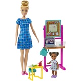 Barbie Teacher Doll (Blonde) with Apprentice