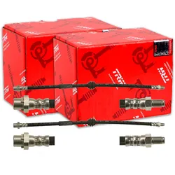 2x Trw Bremsschläuche Hinten Beidseitig Passend Für Mini Mini Links+rechts: Bremsschlauch Mini: 34306763682 Mini: 34306772556 Mini: 34306781667 Mini: