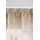Gardinenbox 2er-Pack Gardinen Transparent Vorhang Set Wohnzimmer Voile Schlaufenschal mit Bleibandabschluß HxB 175x140 cm Sand,
