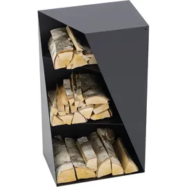 Magnus Brennholzregal R157 Metall 45 x 30 x 80 cm Schwarz