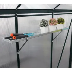 Westmann Metall Gewächshaus Regal Systema | Gewächshaus Zubehör | 95x16x3 cm