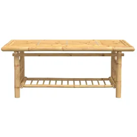 vidaXL Couchtisch Braun Bambus 110 x 55 cm