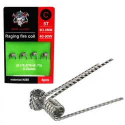 Demon Killer Raging Fire Coil Fertigwickelung Typ C