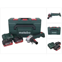 Metabo WPB 18 LT BL 11-125 Quick Akku Winkelschleifer 18 V 125 mm Brushless + 2x Akku 8,0 Ah + Ladegerät + metaBOX