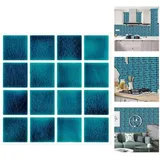Fliesenaufkleber für Badezimmer und Küche, 30 Stück Fliesenaufkleber, wasserdichter Wandaufkleber, selbstklebende Fliesenaufkleber für Wandfliesen,
