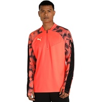 PUMA Herren Individualfinal, Wc 1/4 Reißverschluss Schweiß, Fiery Coral Black, XL