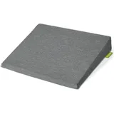 Beautissu Sitz Keilkissen 40 x 40 cm Hellgrau