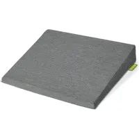 Beautissu Sitz Keilkissen 40 x 40 cm Hellgrau