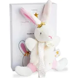 Doudou et Compagnie DOUDOU 8903510 Hase Stern Schmusetuch mit Schnullerkette 15 cm