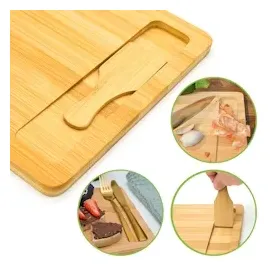 Dune Design DuneDesign 6er Set Holz - 30x22cm Pfännchen Untersetzer mit Spachtel