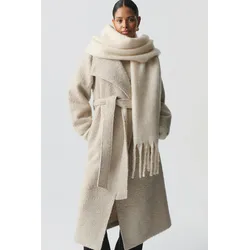 Gina Tricot - Soft chunky scarf - Schals & Halstücher - Weiß - ONESIZE - Dame - Weiß - ONESIZE