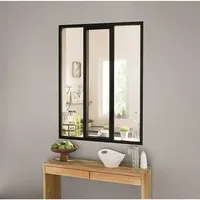 Kit atelier Glastrennwand Loft Atelier mit Schiebefenster  (932 x 1.300 mm, Einscheibensicherheitsglas  (ESG))