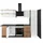 kochstation Winkelküche L-Form 270 cm grau