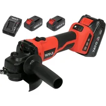 Yato Winkelschleifer 18V 125mm inkl. 2 x 4,0 Ah + Ladegerät
