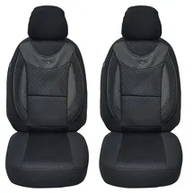 BREMER SITZBEZÜGE Maß Auto Schonbezüge kompatibel mit Nissan Qashqai 1 J10 Fahrer & Beifahrer Set ab 2006-2013 / Auto Sitzbezüge Schonbezug Set Autositzbezüge 2er Pack in Schwarz (G102)