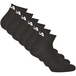 Kurzsocken FILA "Socken 6er Pack", Herren, Gr. 43-46, schwarz, Obermaterial: 75% Baumwolle CO. 23% Polyester PES. 2% Elasthan EL., Socken