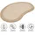 THEKO Wollteppich Gabbeh Super, Handweb, auch als Läufer erhältlich, reine Wolle, oval, Höhe: 9 mm, Schlafzimmer, Wohnzimmer, Esszimmer, auch als Bettumrandung beige oval | 100 cm x 150 cm x 9 mm