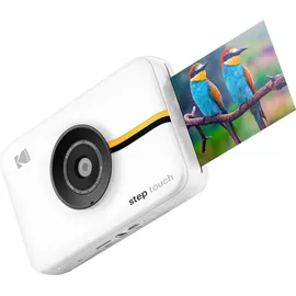 Kodak Step Touch | 13MP Digitalkamera & Instant-Drucker mit 3,5"-LCD-Touchscreen-Display, 1080p HD-Video, 10x optischer Zoom, Selfie-Spiegelung, Editing-Suite, Bluetooth & ZINK-Drucktechnik | Weiß