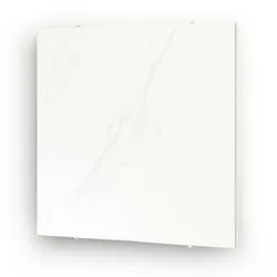 Klarstein Santorini Smart Infrarot-Heizung 60x60cm 500W Timer IP24 Weißer Marmor