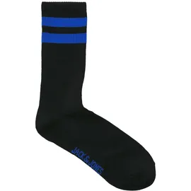 JACK & JONES JACK&JONES Herren Tennissocken, 5er Pack - JACDEHLI TENNIS SOCKS 5 PACK, One Size Schwarz 40-46