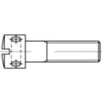 TOOLCRAFT Kreuzlochschrauben M4 5 mm Stahl 100 Stück