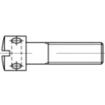 TOOLCRAFT Kreuzlochschrauben M4 5 mm Stahl 100 Stück