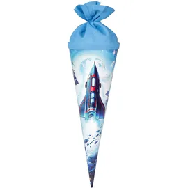 Goldbuch Weltraum Schultüte (ohne Inhalt Blau Weiß