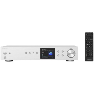 Digitaler WLAN-HiFi-Tuner, Internetradio, DAB+, Bluetooth, silber