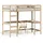 vidaXL Hochbett mit Schreibtisch 90x200 cm Massivholz Kiefer