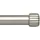 Umbra Cleo Gardinenstange, Ausziehbare Teleskop-Vorhangstange, Set beinhaltet Gardinenstange, 2 Endtücke, Wandhalter, Befestigungsmaterial, 91-168 cm, D25mm, Nickel