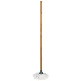 5five simply smart Wischmopp mit Bambusgriff Beige