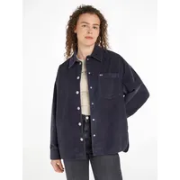 Tommy Jeans Hemdbluse »TJW WASHED CORD OVERSHIRT EXT«, aus Cord, modisches Overshirt Gr. XL (42), Dark night navy) , 14693348-XL