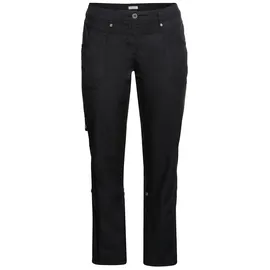 sheego Cargohose SHEEGO, Damen, Gr. 44, Normalgrößen, schwarz, 97% Baumwolle, 3% Elasthan, unifarben, Hosen Cargohose