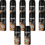 Axe Bodyspray Leather & Cookies Deo ohne Aluminium 12x 150ml, Deospray Deodorant for Men Herren Männer