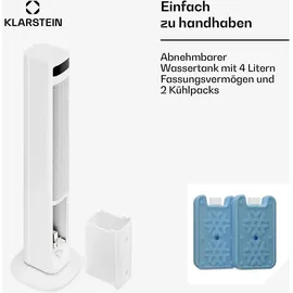 Klarstein Luftkühler 365 m3/h 4 l 35 m2 36 W mobil