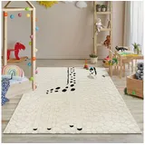 the carpet Teppich »Everst Kids«, rechteckig, 14 mm Höhe, Kids Kinderzimmer Teppich hohe Flordichte beige