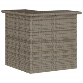 vidaXL Gartenbar Set 3-tlg. Grau