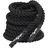 vidaXL Battle Rope Schwarz 15 m