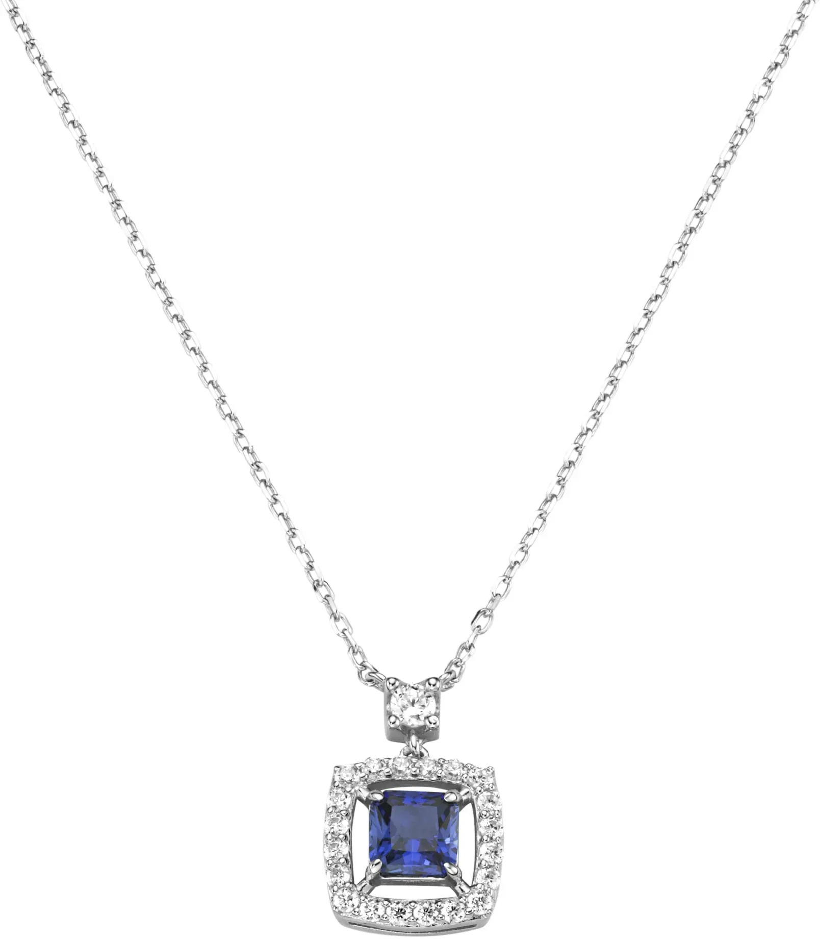 GIORGIO MARTELLO MILANO Collier »Collier mit Zirkonia, Silber 925« GIORGIO MARTELLO MILANO Blau