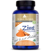 Ceylon-Zimt Dr. med. Michalzik - je Kapsel [500mg] Zimt + [20%] Polyphenolen - feinster Extrakt aus dem echten Ceylonzimt-Baum - ohne Zusatzstoffe - von BIOTIKON®