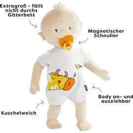 HABA Kuschelpuppe Krümel Beige