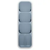 Intirilife Besteckkasten Schubladenorganizer Grau