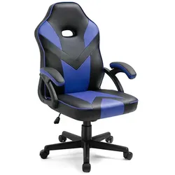 Wellhome Universal-Gaming-Bürostuhl mit Armlehnen, Blau