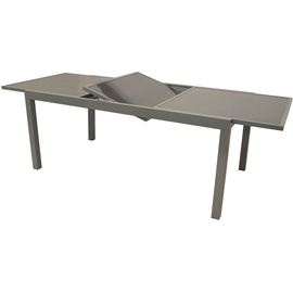 DEGAMO Pisa Ausziehtisch 200 x 90 x 75 cm grau