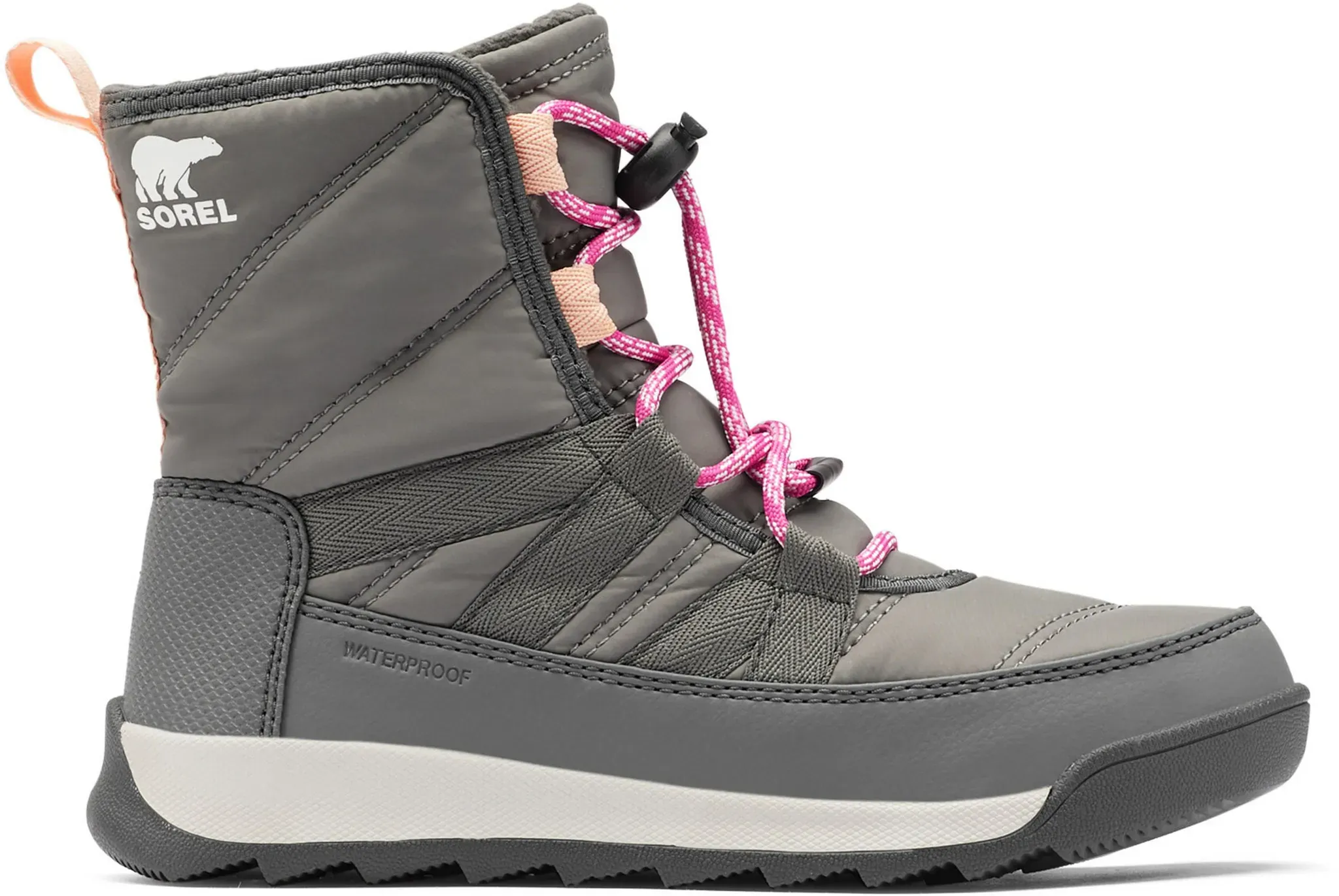 Sorel YOUTH WHITNEY II WP Stiefel Kinder in quarry-grill, Größe 38 - grau