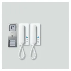 SIEDLE SET CA 812-2 E/W Audio-Set Compact Edelstah