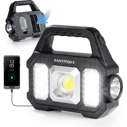 EASYmaxx Solar-Arbeitsleuchte mobil 3,7V schwarz