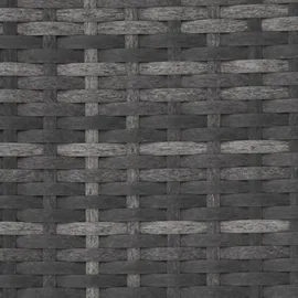 Tectake Korfu Rattan Lounge Variante 2 grau